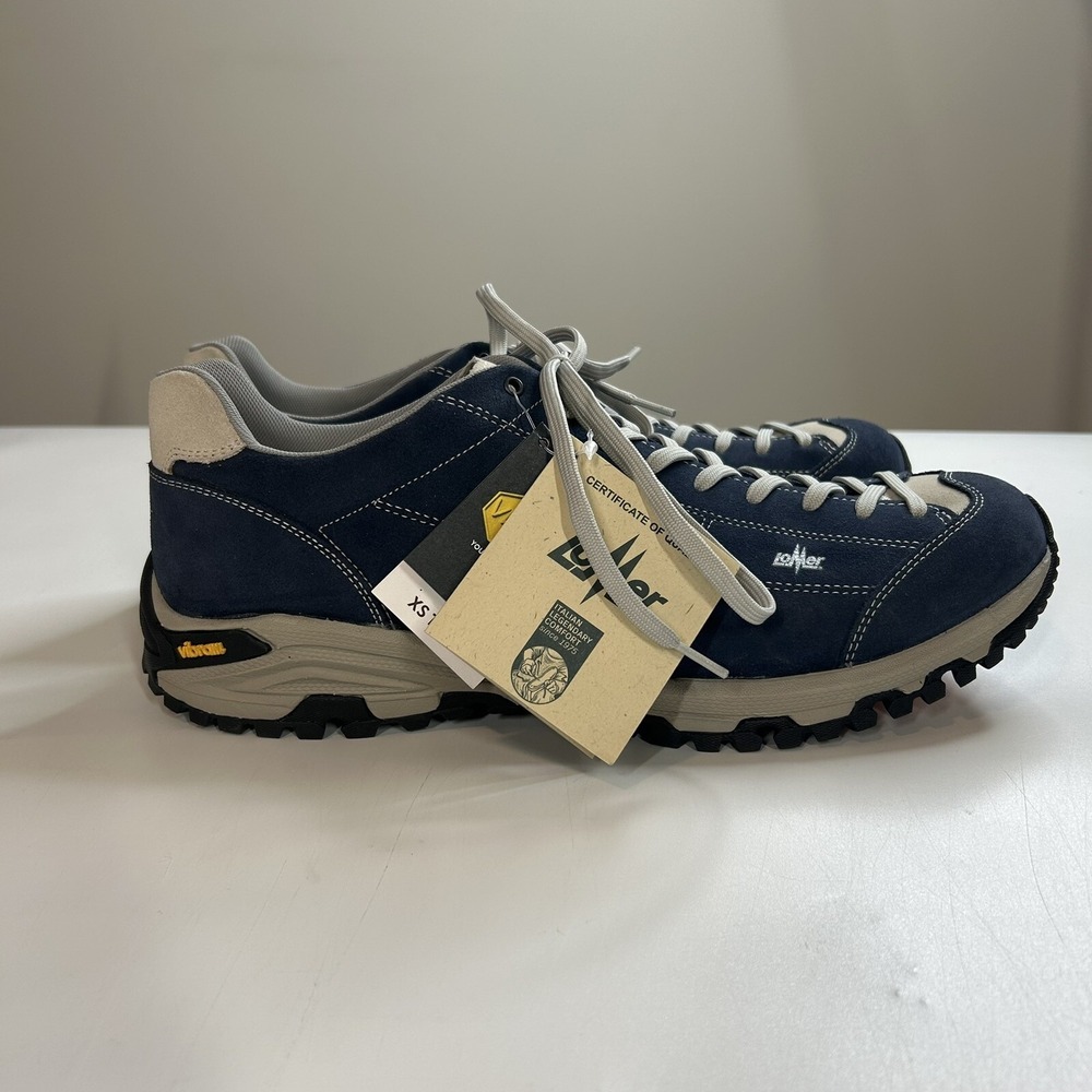 Lomer Maipos Mtx Suede Shoes Mens 14 Marine Blue Sneakers Outdoor Hiking View 4